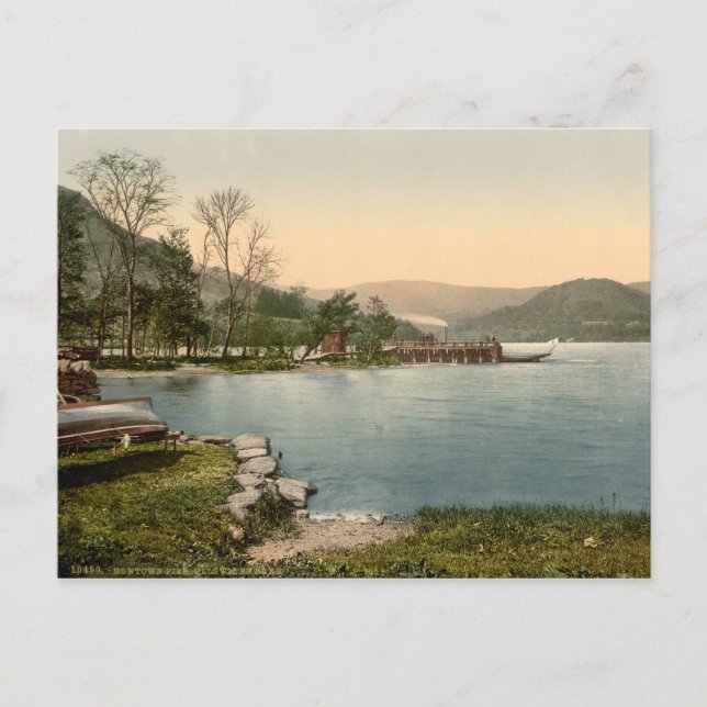 Postal Howtown Pier, Lake District, Cumbria, Inglaterra (Anverso)