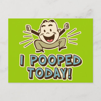 Postal Hoy Me Puse Humor De Toilet Gracioso
