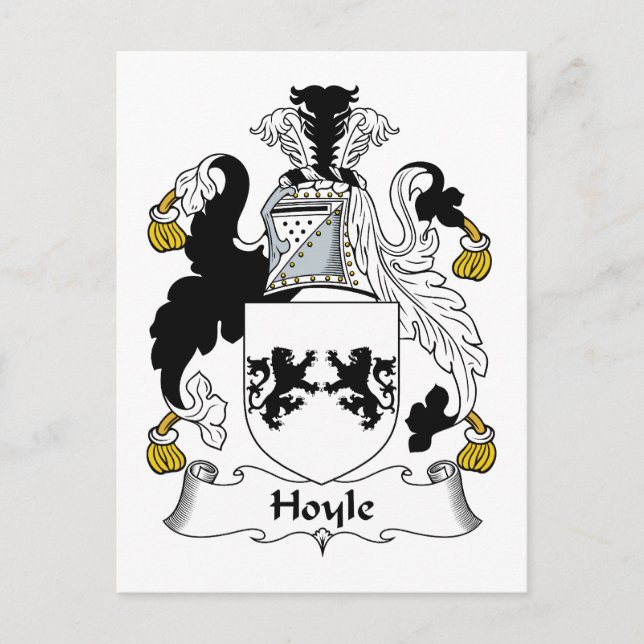 Postal Hoyle Family Crest (Anverso)