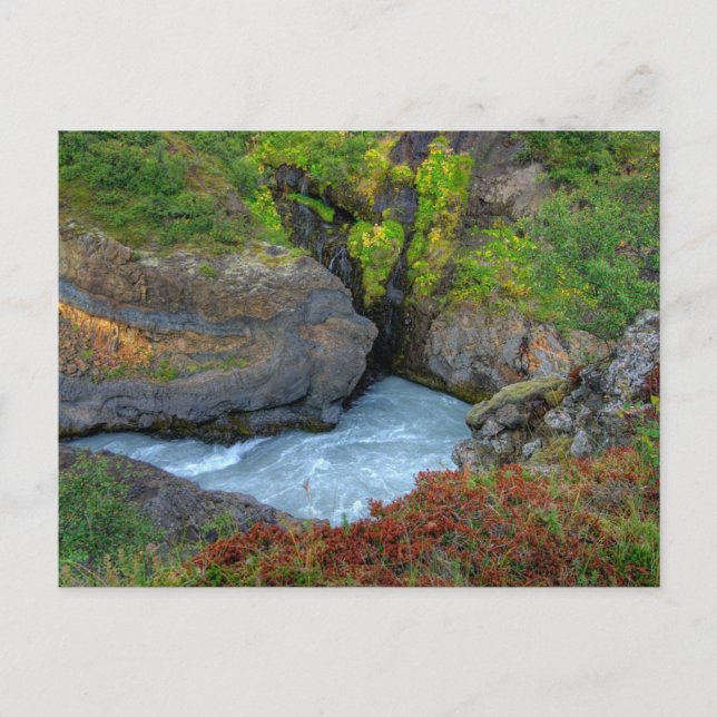 Postal Hraunfossar I (Anverso)