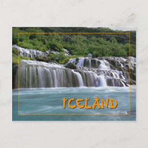 Postal Hraunfossar Islandia