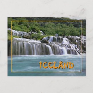 Postal Hraunfossar Islandia