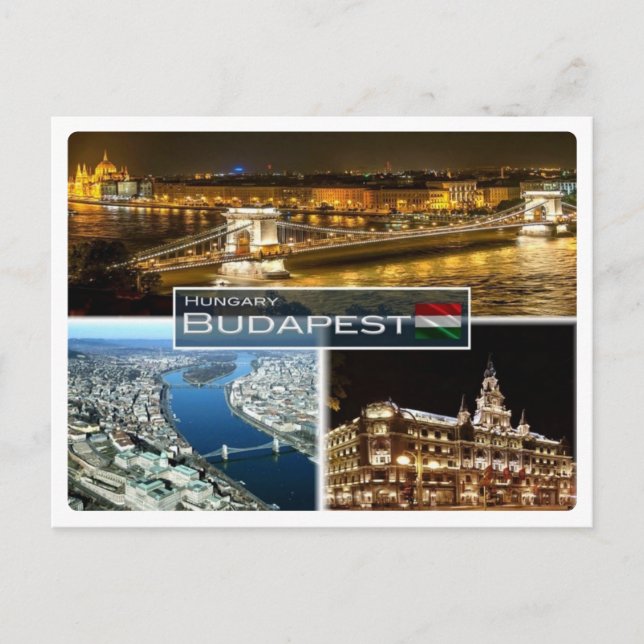 Postal HU Hungría - Budapest - (Anverso)