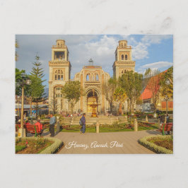 Postal Huaraz, Ancash, Perú, Plaza de Armas