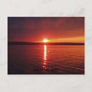 Postal Hubbard Lake Sunset