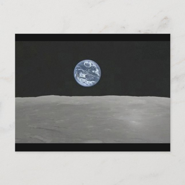 Postal Hubble Earthrise (Anverso)