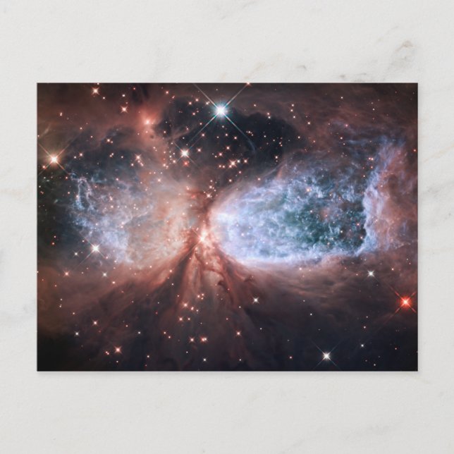 Postal Hubble Snow Angel (Anverso)