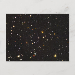 Postal Hubble Ultra Deep Field View of 10,000 Galaxies