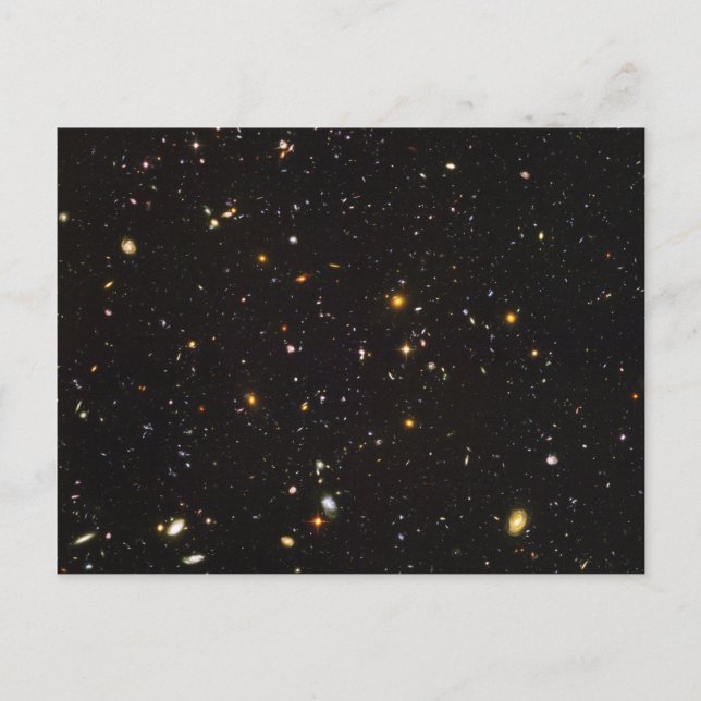 Postal Hubble Ultra Deep Field View of 10,000 Galaxies (Anverso)