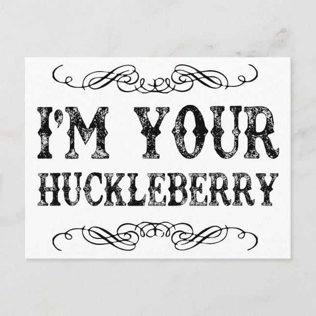 Postal huckleberry (Anverso)
