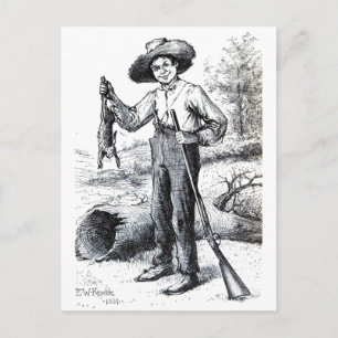 Postal Huckleberry Finn