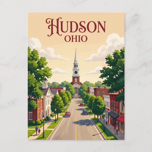 Postal Hudson EE. UU. (Anverso)