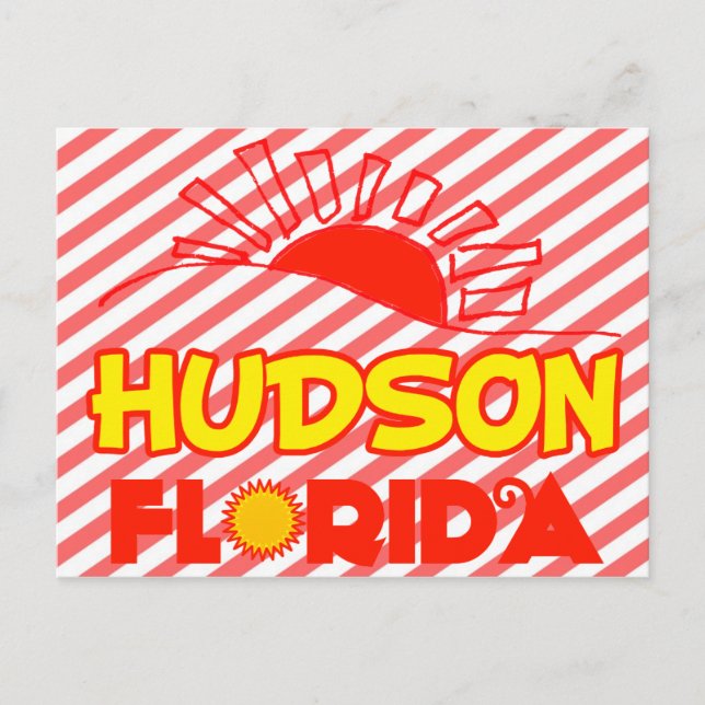 Postal Hudson, Florida (Anverso)