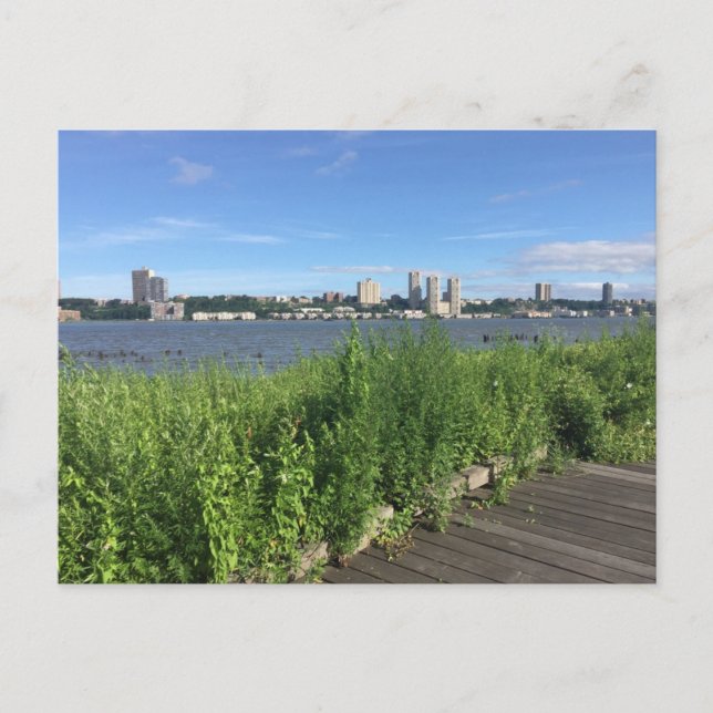 Postal Hudson River Riverside Park Manhattan New York NYC (Anverso)