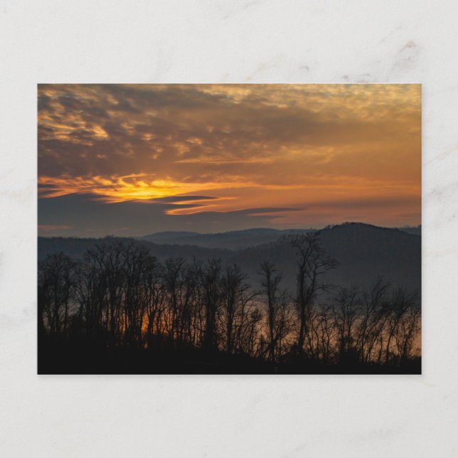 Postal Hudson Valley Sunset (Anverso)