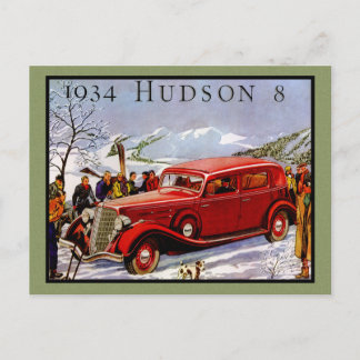 Postal Hudson Vintage Car