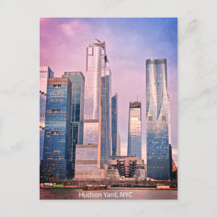 Postal Hudson Yard Manhattan New York Cityscape Postcard