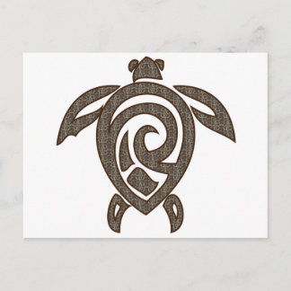 Postal Huella de tortuga