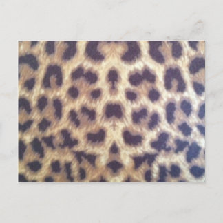 Postal Huella leopardo #36884