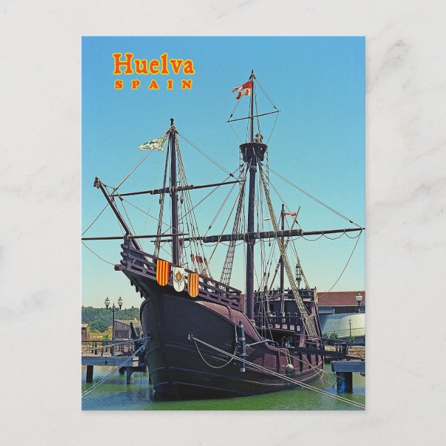 Postal Huelva, España (Anverso)