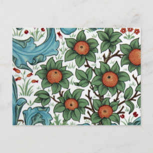 Postal huerto de naranjos de William Morris