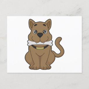 Postal Hueso de perro