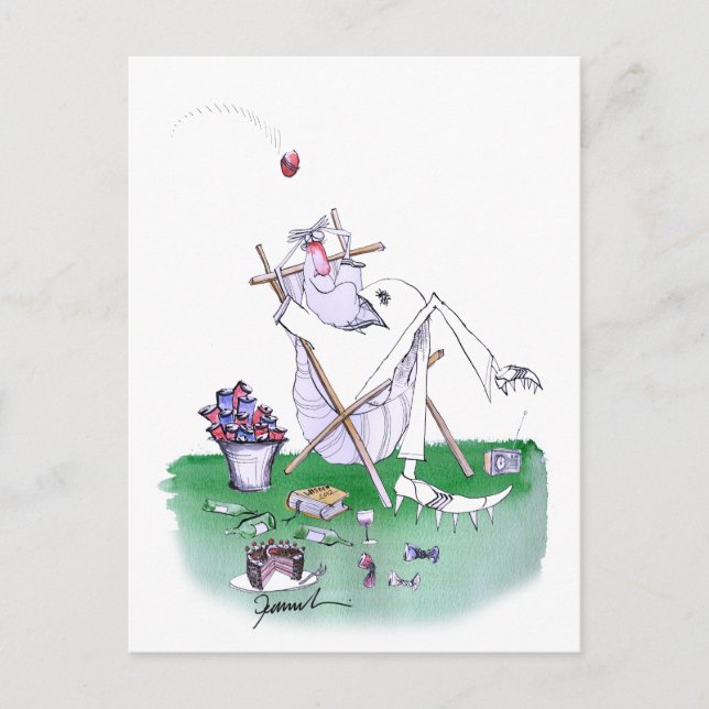Postal huesos perezosos - cricket , tony fernandes (Anverso)