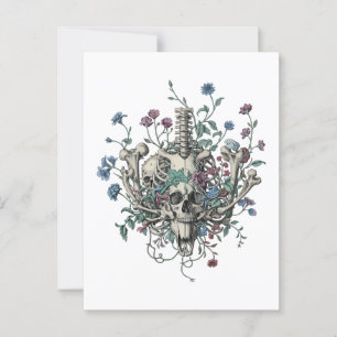 Postal Huesos y botánica