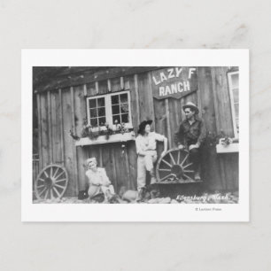 Postal Huéspedes fuera del Lazy F Ranch Bldg