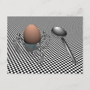 Postal Huevo de desayuno