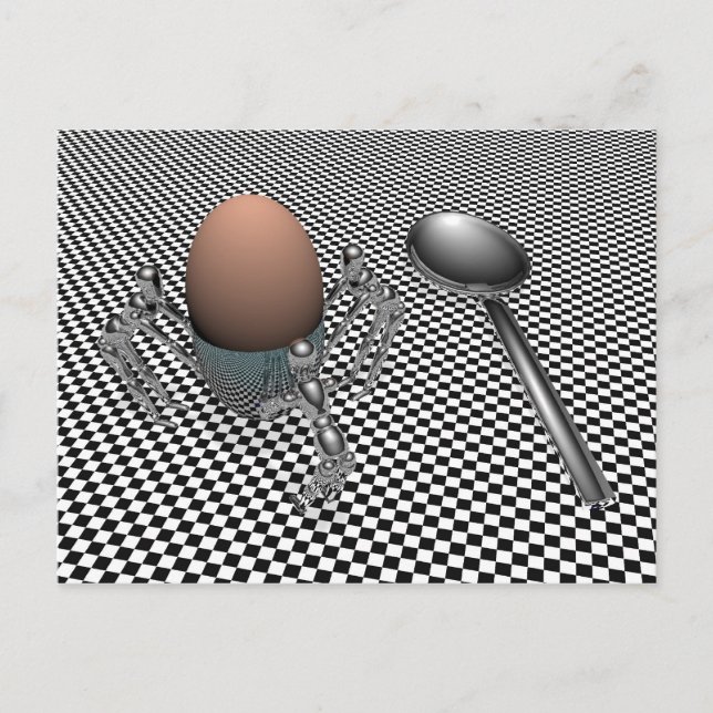 Postal Huevo de desayuno (Anverso)