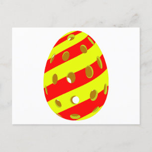 Postal Huevo de Pascua de Baloncesto