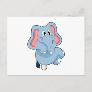 Postal Huevo elefante
