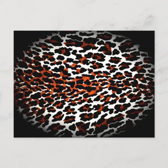 Postal "Huevo leopardo" (Anverso)
