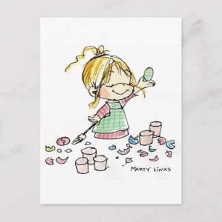 Postal Huevos coloreados EAS-001