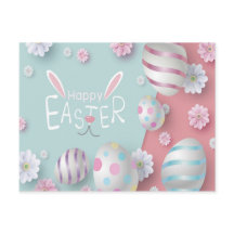 Huevos con decoración púrpura de color azul de Pas