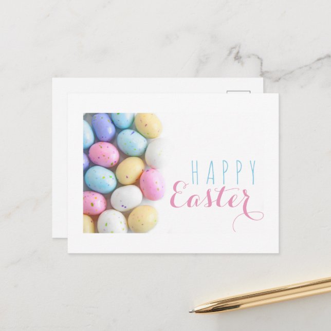 Postal Huevos Especkled (Anverso/Reverso In Situ)