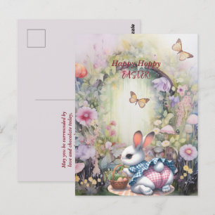 Postal Huevos felices de batido de pascua
