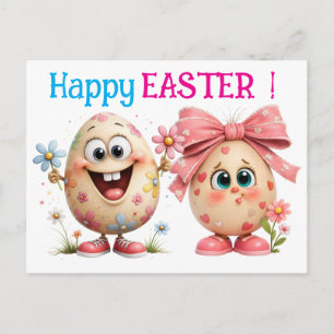Postal Huevos Felices de Pascua 