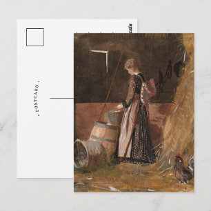 Postal Huevos Frescos   Winslow Homer