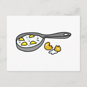 Postal huevos fritos