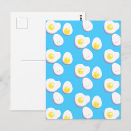 Postal Huevos Helados Y Fritos En 3D