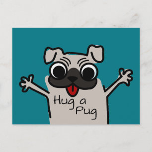 Postal Hug a Pug