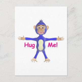Postal Hug Me Chimp