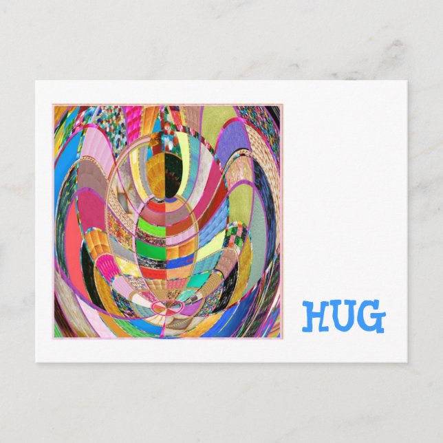 Postal HUG - una presentación artística (Anverso)
