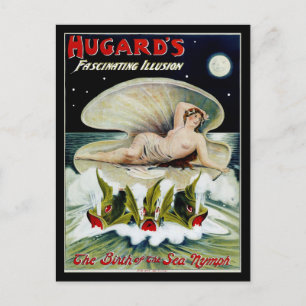 Postal Hugard's ~ El nacimiento del mar Nymph