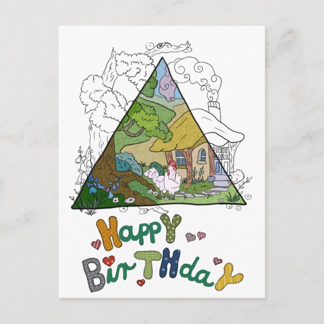 Postal Hühnerhaus (Anverso)