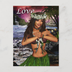 Postal Hula Dancer