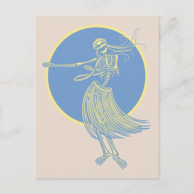 Postal Hula Death Luau (Anverso)