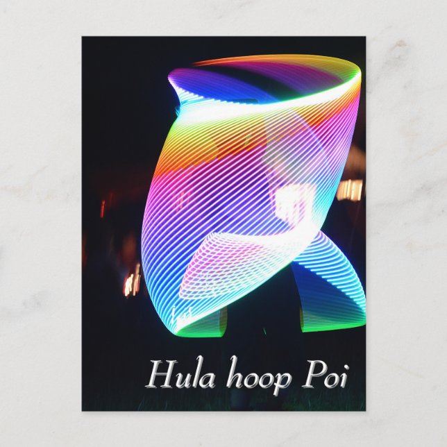 Postal Hula hoop Poi twirler (Anverso)
